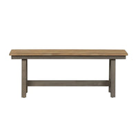 Banc sans dossier Lindsey Farm gris et grès