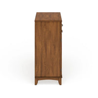 Buffet en chêne Narcisse Copper Grove avec plateau en bois
