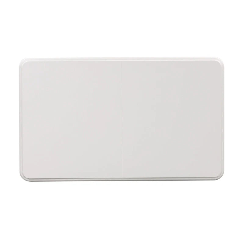 Ensemble de table rectangulaire Summer House blanc huître, 6 pièces