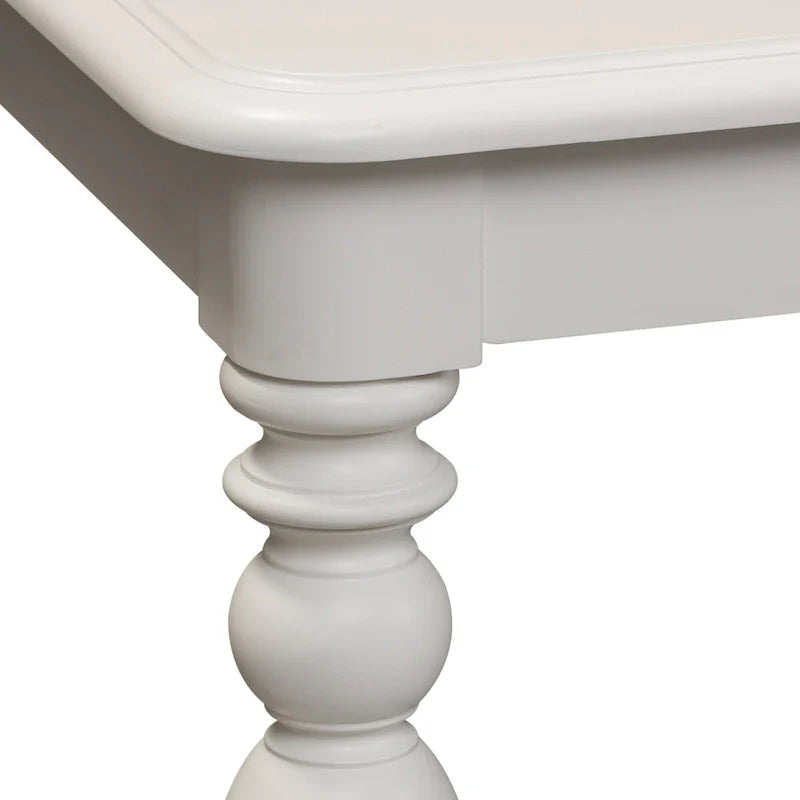 Ensemble de table rectangulaire Summer House blanc huître, 6 pièces