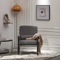 Chaise de loisirs moderne à armature en fer simple