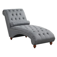 Méridienne d'Intérieur Moderne sans Accoudoirs en Velours avec 1 Coussin Traversin