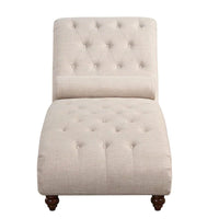 Méridienne d'Intérieur Moderne sans Accoudoirs en Velours avec 1 Coussin Traversin