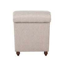 Méridienne d'Intérieur Moderne sans Accoudoirs en Velours avec 1 Coussin Traversin