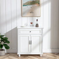 Buffet bahut de rangement pour cuisine avec tiroirs et portes, table console