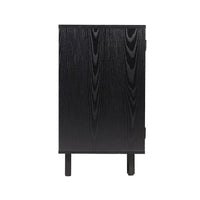 Meuble d'appoint et meuble bar avec rangements ouverts et fermés
