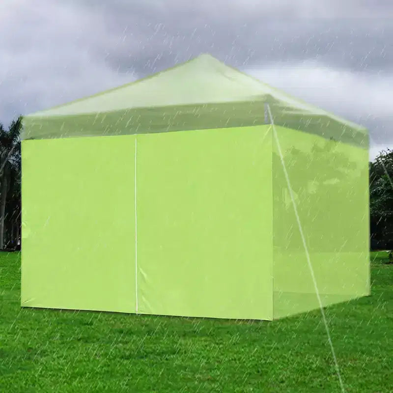 InstaHibit Fermeture éclair de paroi latérale universelle UV30+ compatible avec auvent 10x10ft, pique-nique, 1 pièce, Vert