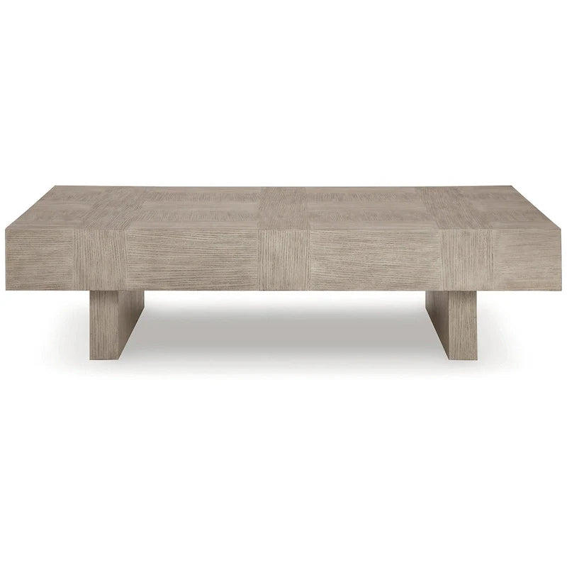 Table basse Signature Design by Ashley Jorlaina brun grisâtre clair - 60 L x 35 P x 16 H