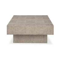 Table basse Signature Design by Ashley Jorlaina brun grisâtre clair - 60 L x 35 P x 16 H