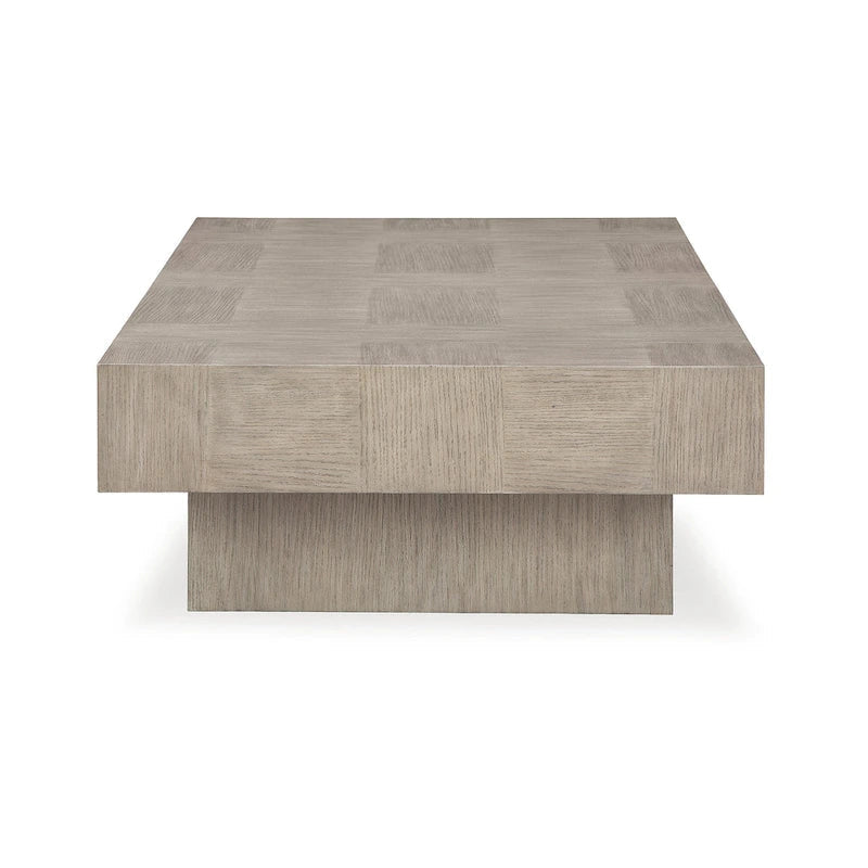 Table basse Signature Design by Ashley Jorlaina brun grisâtre clair - 60 L x 35 P x 16 H