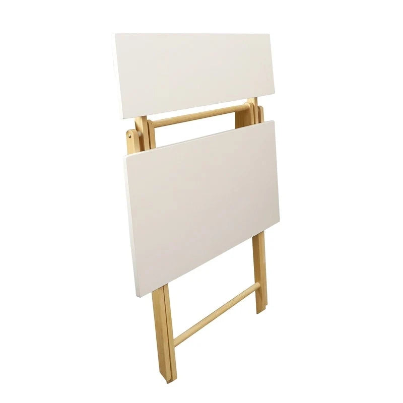 Bureau de travail pliable en bois massif à 2 niveaux pour ordinateur portable