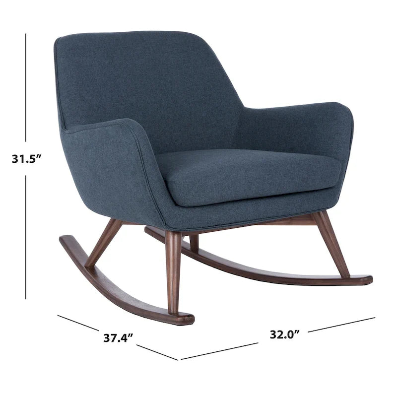Fauteuil à bascule mid-century SAFAVIEH Couture Breeda - 32Lx37Px32H