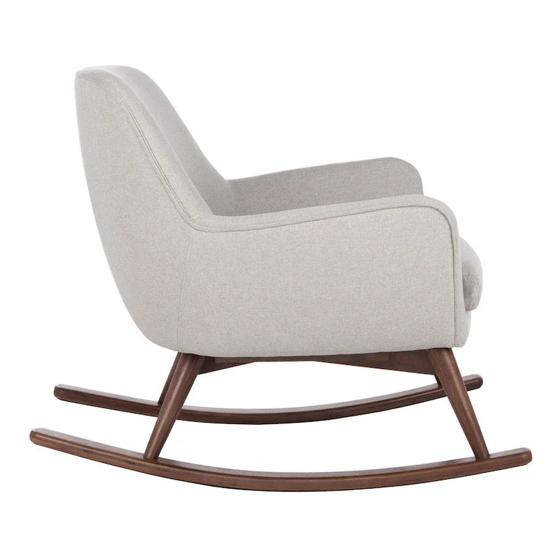 Fauteuil à bascule mid-century SAFAVIEH Couture Breeda - 32Lx37Px32H