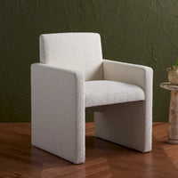 SAFAVIEH Couture Gunna Fauteuil en lin - 26 L x 25 P x 33 H - 26Lx25Px33H