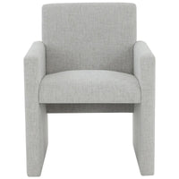 SAFAVIEH Couture Gunna Fauteuil en lin - 26 L x 25 P x 33 H - 26Lx25Px33H