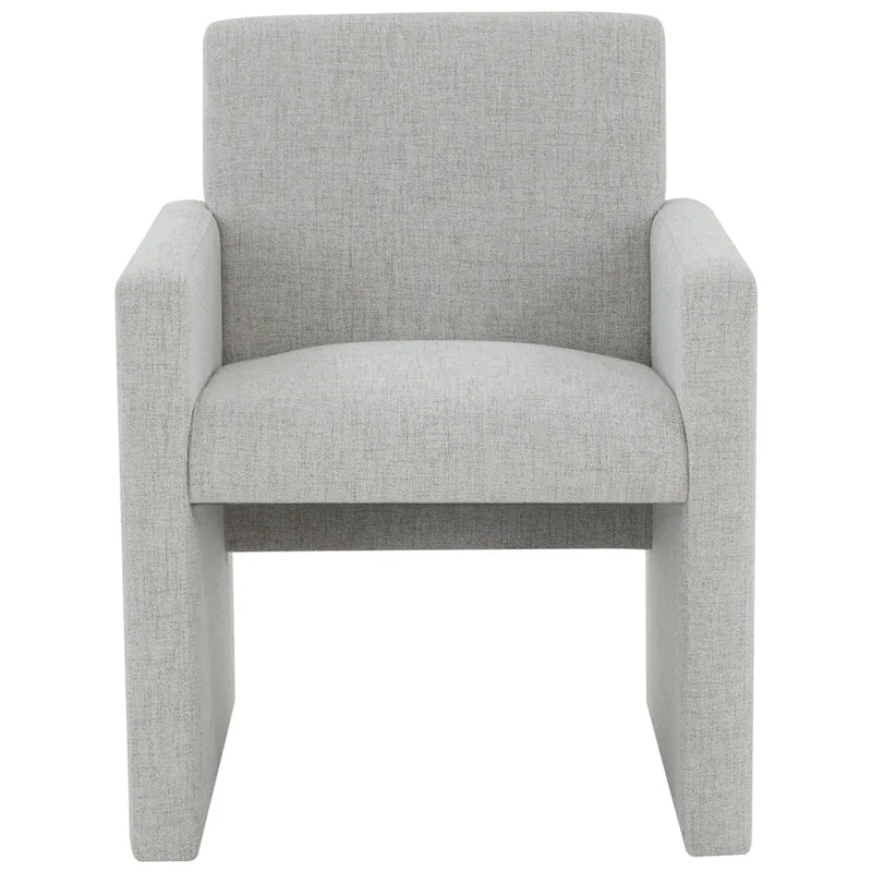 SAFAVIEH Couture Gunna Fauteuil en lin - 26 L x 25 P x 33 H - 26Lx25Px33H