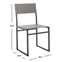 Chaise de salle à manger SAFAVIEH Daphne (lot de 2) - 18 L x 18.8 P x 35 H - 18Lx19Px35H
