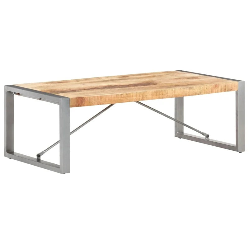 Table basse vidaXL 47,2x23,6x15,7 bois de manguier brut