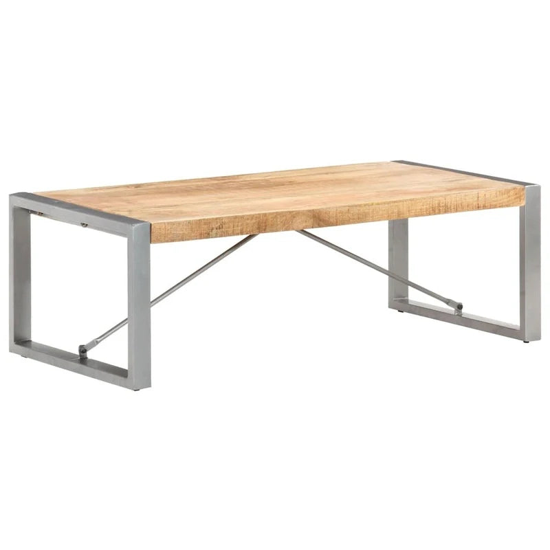 Table basse vidaXL 47,2x23,6x15,7 bois de manguier brut