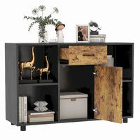 Buffet style ferme Costway bar à café meuble classeur console - 48 x 16 x 31,5 (L x P x H)