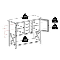 Bahut Xola, Cappuccino - 43.8L x 18P x 35.9H