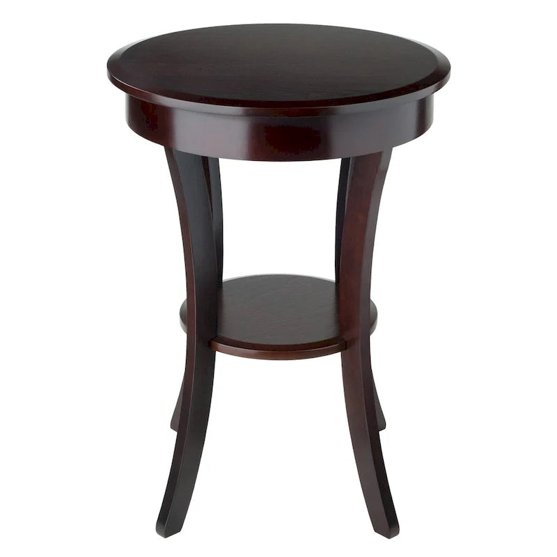 Table d'appoint ronde Sasha, cappuccino - 20L x 20P x 27H