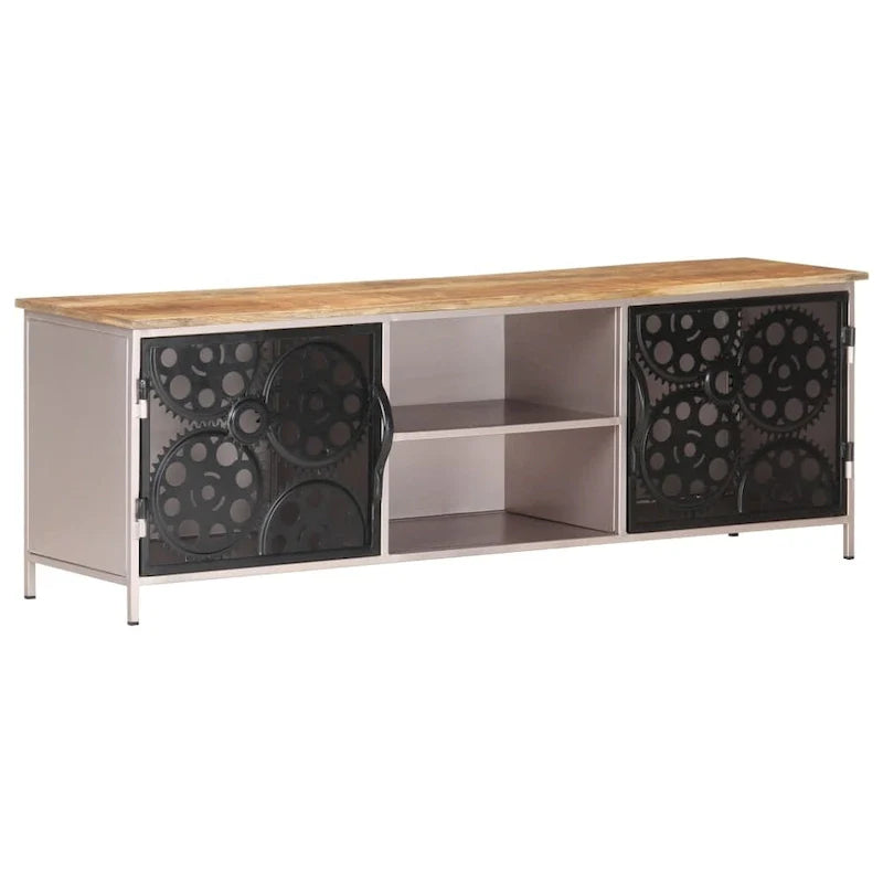 Meuble TV vidaXL 120x30x40 cm Bois de manguier brut