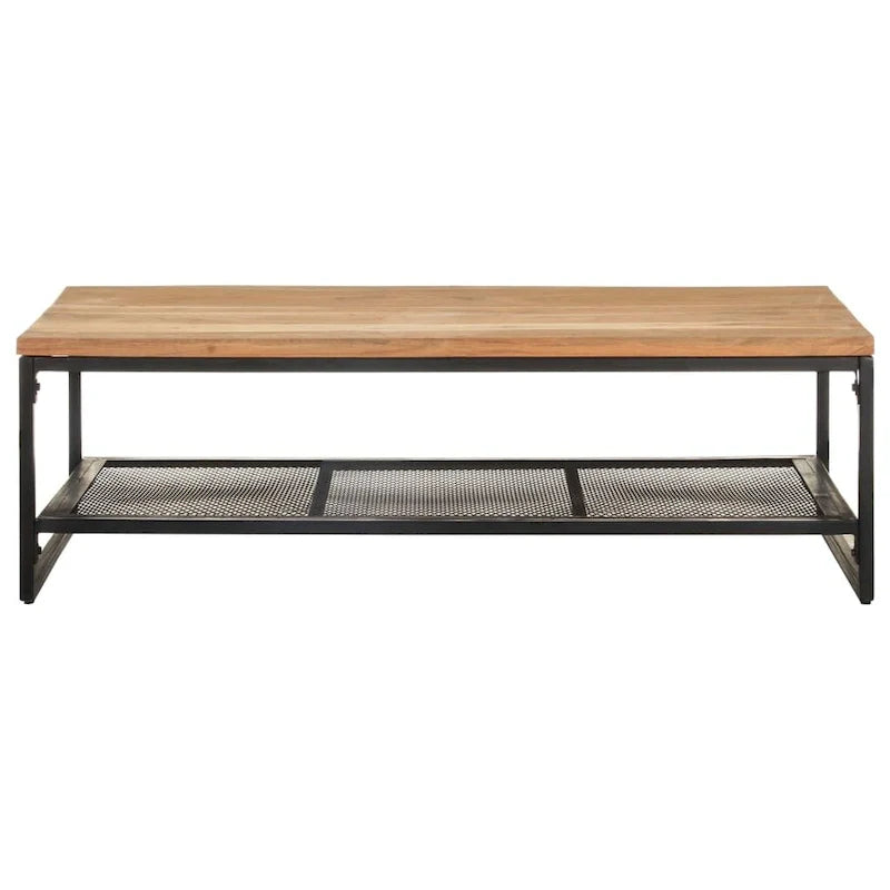 Table basse vidaXL 43,3x23,6x13,8 bois d'acacia massif - 43,3 x 23,6 x 13,8