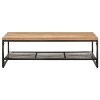 Table basse vidaXL 43,3x23,6x13,8 bois d'acacia massif - 43,3 x 23,6 x 13,8