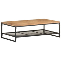 Table basse vidaXL 43,3x23,6x13,8 bois d'acacia massif - 43,3 x 23,6 x 13,8