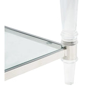 Table d'appoint en acrylique Lirie SAFAVIEH Couture - 20 L x 20 L x 24 H - 20Lx20Px24H