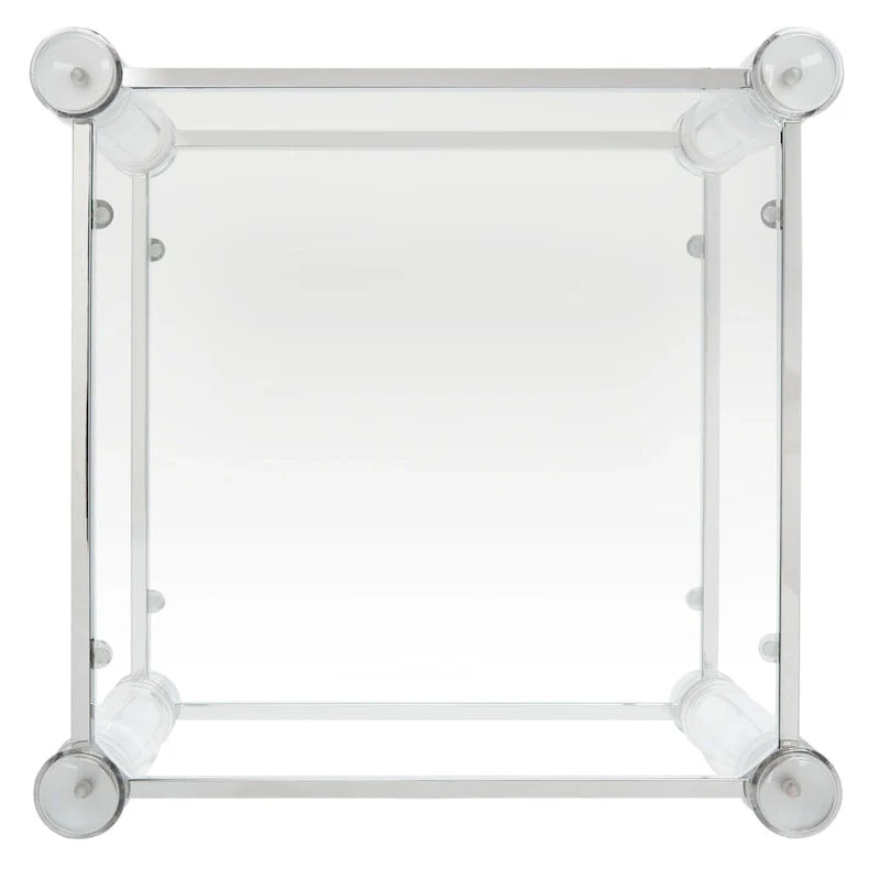 Table d'appoint en acrylique Lirie SAFAVIEH Couture - 20 L x 20 L x 24 H - 20Lx20Px24H