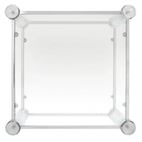 Table d'appoint en acrylique Lirie SAFAVIEH Couture - 20 L x 20 L x 24 H - 20Lx20Px24H