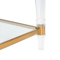 Table d'appoint en acrylique Lirie SAFAVIEH Couture - 20 L x 20 L x 24 H - 20Lx20Px24H