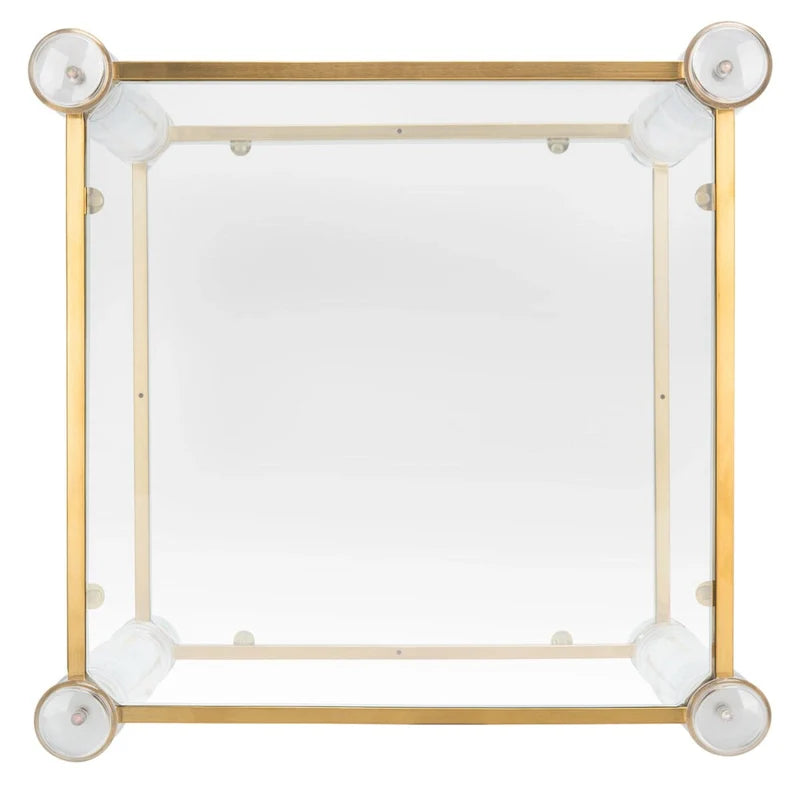Table d'appoint en acrylique Lirie SAFAVIEH Couture - 20 L x 20 L x 24 H - 20Lx20Px24H