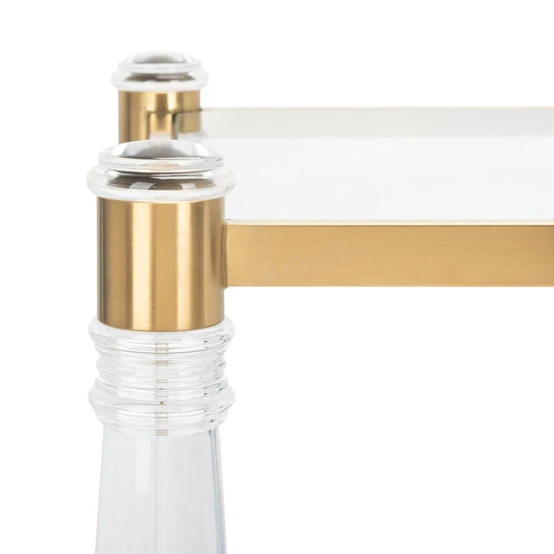 Table d'appoint en acrylique Lirie SAFAVIEH Couture - 20 L x 20 L x 24 H - 20Lx20Px24H