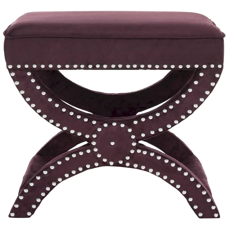 SAFAVIEH Ashanti X-Bench Pouf