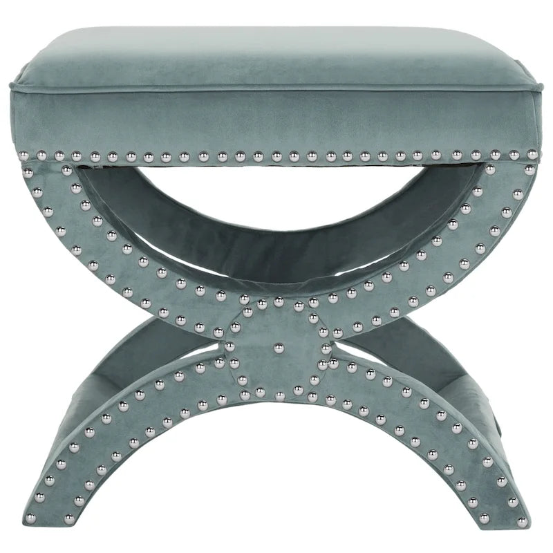SAFAVIEH Ashanti X-Bench Pouf
