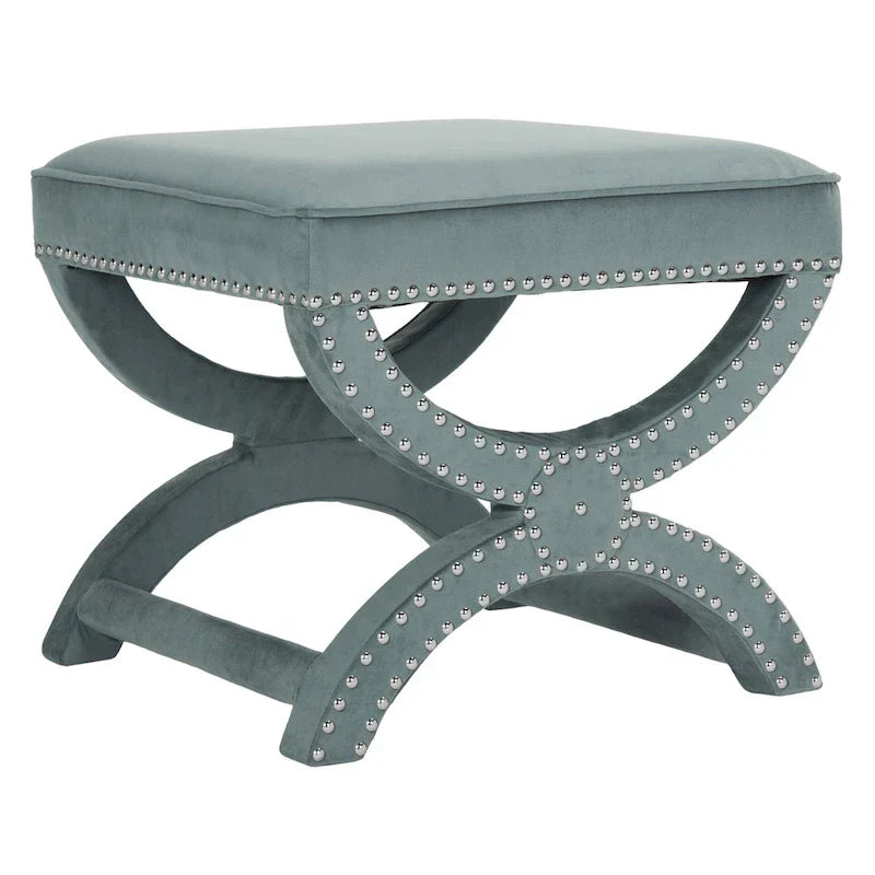 SAFAVIEH Ashanti X-Bench Pouf