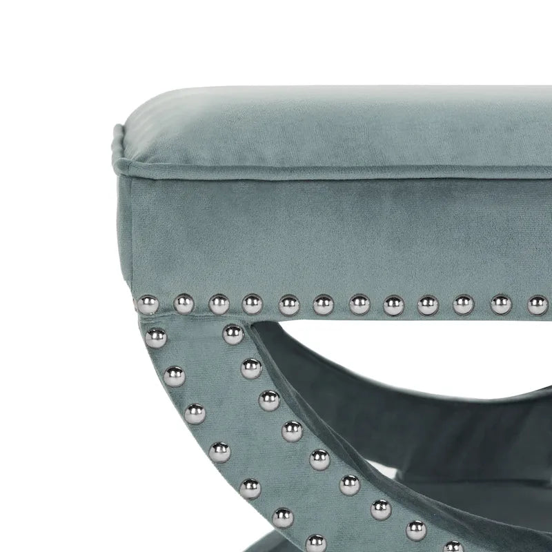 SAFAVIEH Ashanti X-Bench Pouf
