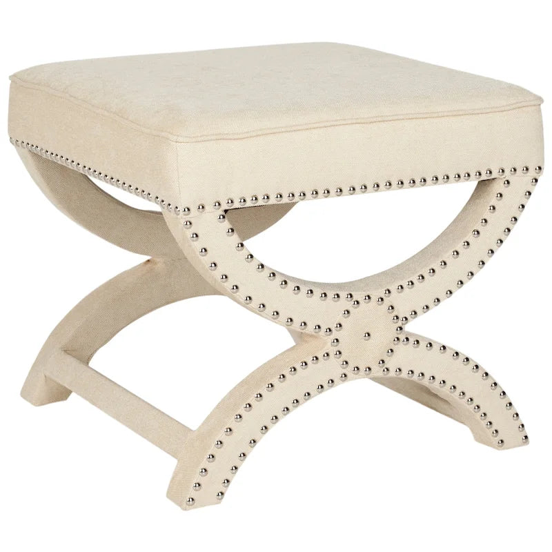 SAFAVIEH Ashanti X-Bench Pouf