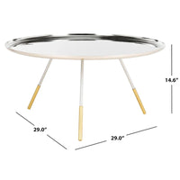Table basse Diann de SAFAVIEH - 74L x 74P x 38H cm