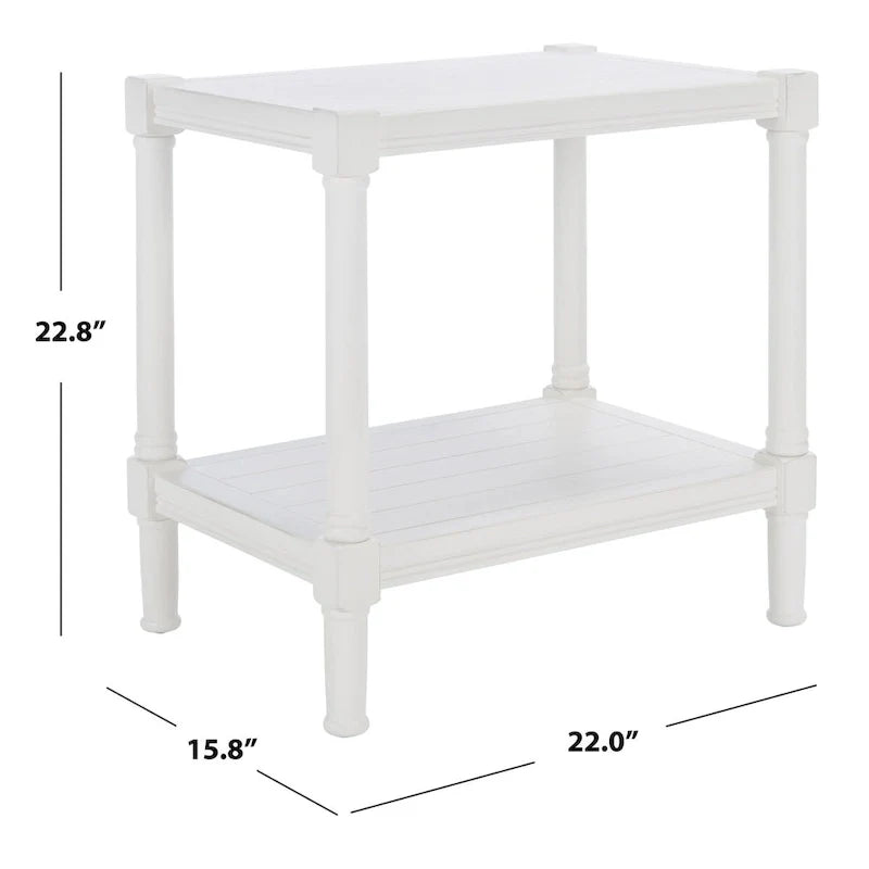 SAFAVIEH Metije Table d'appoint rectangulaire - 22 L x 15,8 P x 22,8 H - 22Lx16Px23H