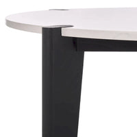 Table basse ronde SAFAVIEH Couture Sarma avec plateau en marbre – 40 po L x 40 po P x 16 po H – 40L x 40P x 16H