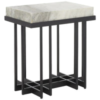 Table d'appoint rectangulaire Mazie SAFAVIEH - 19 L x 13 P x 22 H - 19Lx13Px22H