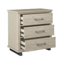 Ensemble de chambre à coucher 3 pièces de style campagnard - 2 tables de chevet et 1 commode