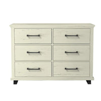 Ensemble de chambre à coucher 3 pièces de style campagnard - 2 tables de chevet et 1 commode