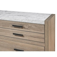 Ensemble de chambre à coucher Daemon 6 pièces, panneaux marron clair