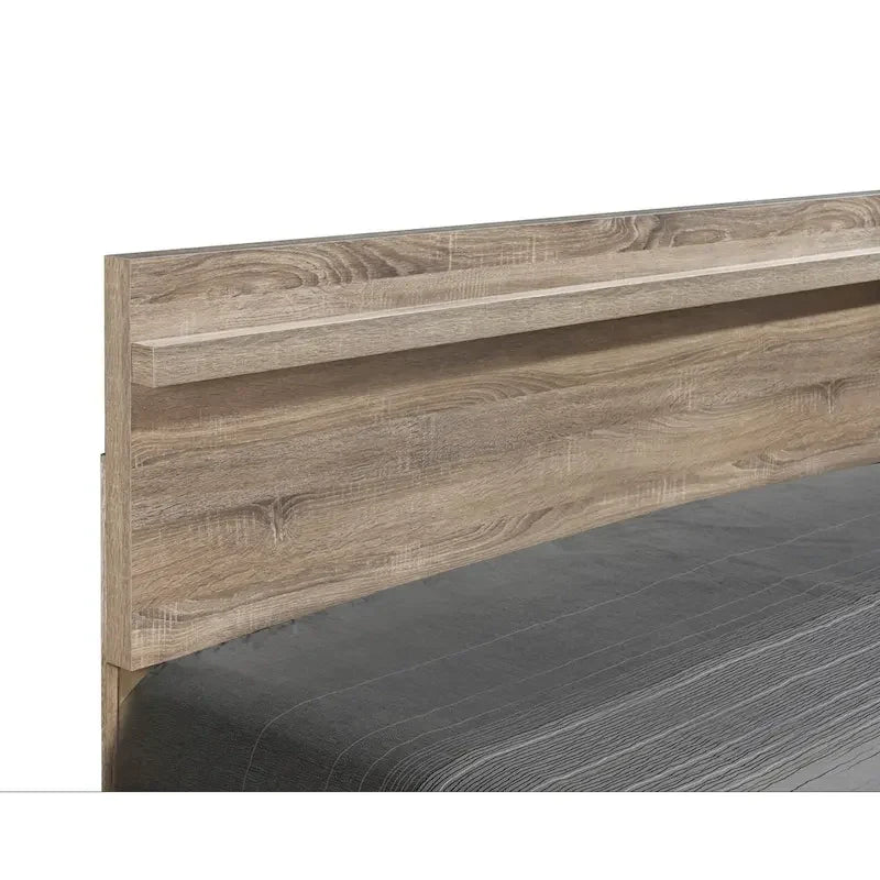 Ensemble de chambre à panneaux Daemon brun clair, 6 pièces