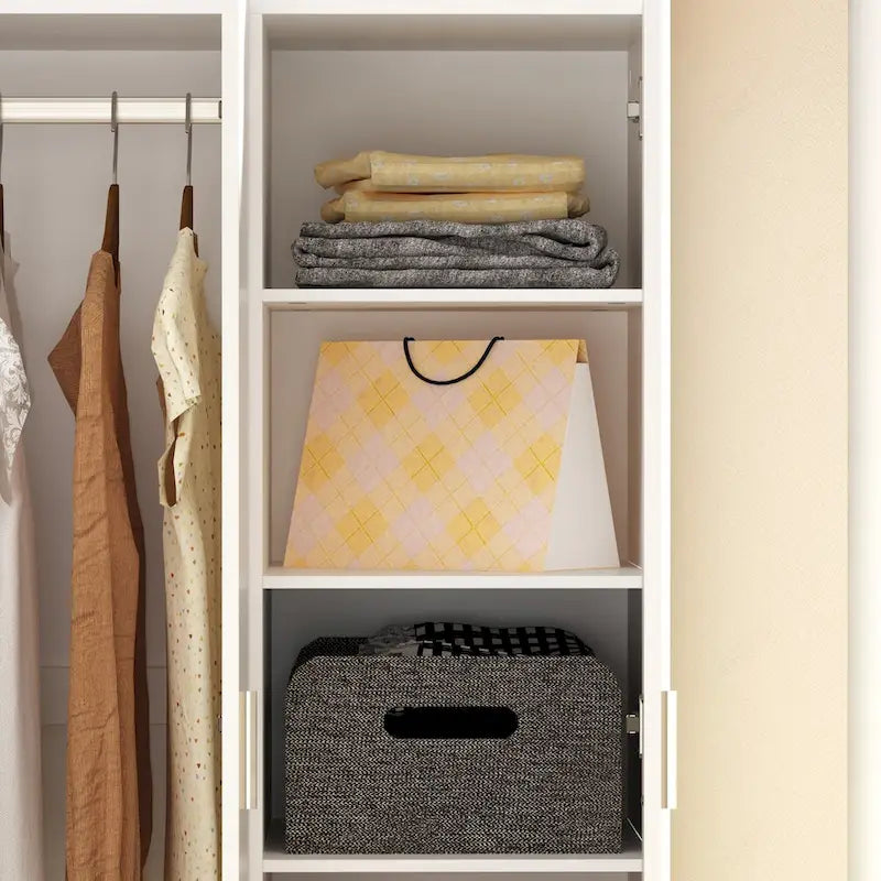 Ensemble de meubles de rangement espace de travail et garde-robe avec coiffeuse de luxe